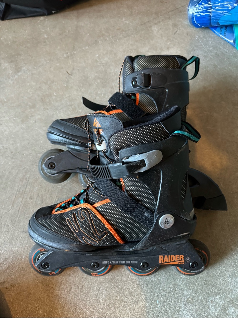 K2 Raider Pro Women's Black and Orange Inline Skates